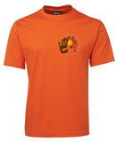 Acknowledgement of Country Left Chest Logo T-Shirt (Orange)