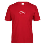 G'day Adults T-Shirt (Dark Red)
