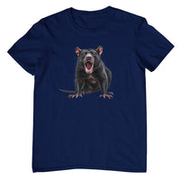 Tasmanian Devil Growl Adults T-Shirt (Jr Navy)