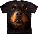 Rottweiler Face Adults T-Shirt