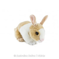Brown & White Bunny Rabbit Soft Plush Toy (25cm)
