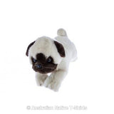 Pug Dog Puppy Soft Plush Toy in Laying Pose (26cm)