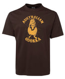 Australian Quokka Adults T-Shirt (Chocolate Brown)
