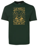 Ned Kelly Dead or Alive T-Shirt (Bottle Green)