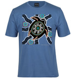 Turtle Nest Adults T-Shirt by Shannon Shaw (Indigo)