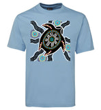 Turtle Nest Adults T-Shirt by Shannon Shaw (Light Blue)