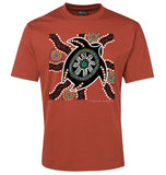 Turtle Nest Adults T-Shirt by Shannon Shaw (Rust)