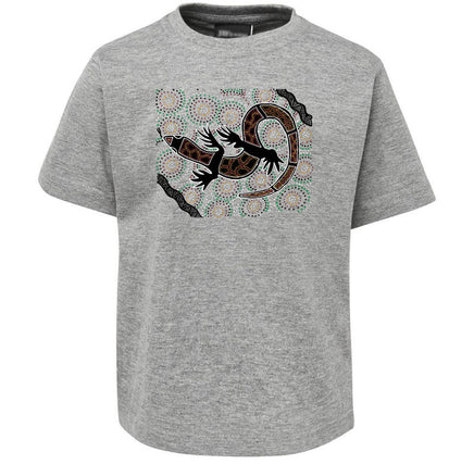 My Lizard Childrens T-Shirt (Grey Marle)