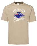 Australian By Choice Adults Citizenship T-Shirt (Bone)