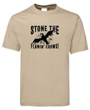 Stone the Flamin' Crows! Adults T-Shirt (Bone)