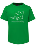 Australian Bilby Childrens T-Shirt (Emerald Green)