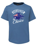 Australian by Choice Childrens Citizenship T-Shirt (Indigo)