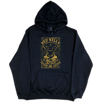 Ned Kelly Wanted Dead or Alive Hoodie (Black & Vegas Gold)