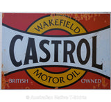 Castrol Motor Oil Red Tin Sign (50cm x 35cm)