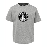 Barrenjoey Lighthouse Palm Beach Childrens T-Shirt (Marle Grey, Shortsleeve)