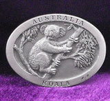 Koala Pewter Belt Buckle (Small)