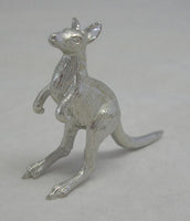 Rearing Kangaroo Pewter Figurine (Small)