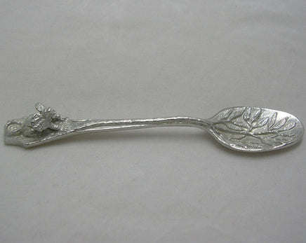 Frill Neck Lizard Pewter Teaspoon