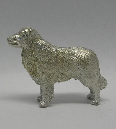 Border Collie Dog Pewter Figurine (Large)