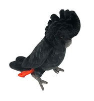Red Tailed Black Cockatoo Stuffed Animal Toy