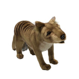 Realistic Tasmanian Tiger Stuffed Plush Animal Toy - Part Front View