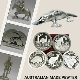 Our Australian Made Pewter Figurines and Collectables Range