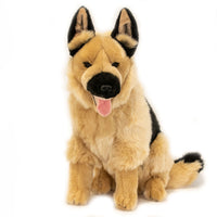 Large German Shepherd Sitting Dog Soft Plush Toy (Stella, 35cm)