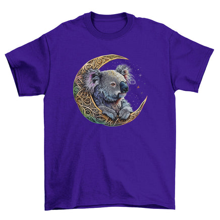 Celtic Koala Adults T-Shirt (Purple)