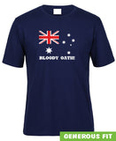 Bloody Oath! Australian Flag Adults T-Shirt (Jnr Navy)