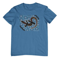 My Lizard Adults T-Shirt by Shannon Shaw (Indigo, Shortsleeve)