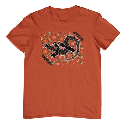 My Lizard Adults T-Shirt by Shannon Shaw (Rust, Shortsleeve)