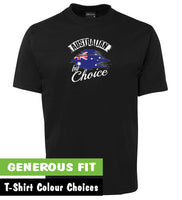 Australian By Choice Adults Citizenship T-Shirt (Colour Choices)