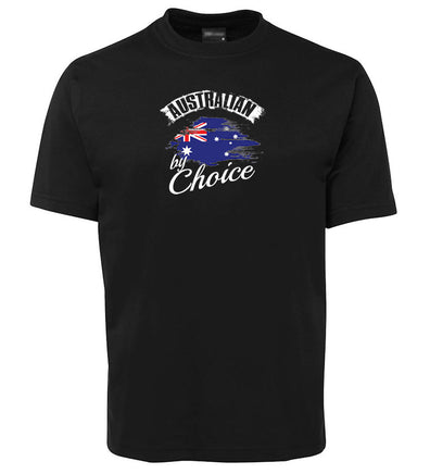 Australian By Choice Adults Citizenship T-Shirt (Black, Shortsleeve)