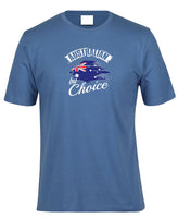 Australian By Choice Adults Citizenship T-Shirt (Indigo, Shortsleeve)