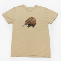 Nosey Echidna Adults T-Shirt (Bone)