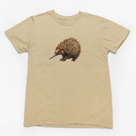 Nosey Echidna Adults T-Shirt (Bone)
