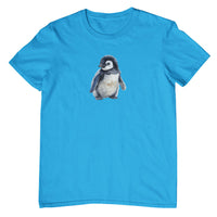 Little Fairy Penguin Adults T-Shirt (Aqua)