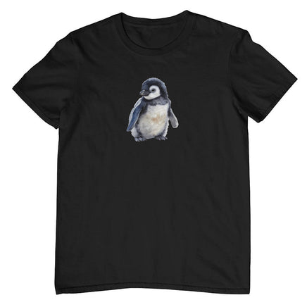 Little Fairy Penguin Adults T-Shirt (Black)