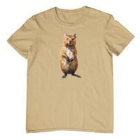 Standup Quokka Adults T-Shirt (Bone)