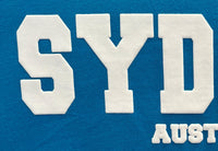 Close-up picture showing the 3D look to the puffy text in this design.