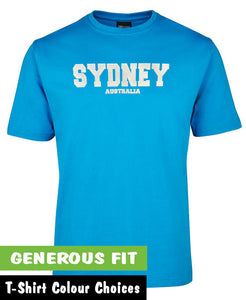 Sydney Australia Puff Print Adults T-Shirt (Various Colours)
