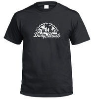 Dicky Beach Nudist Resort Queensland T-Shirt (Black)