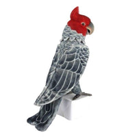 Poseable Gang-gang Cockatoo Bird Stuffed Animal Toy (24cm)