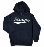 Straya Sports Logo Kids Size Hoodie (Black)