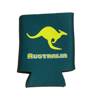 Green & Gold Kangaroo Australia Can Holder / Pocket Stubby