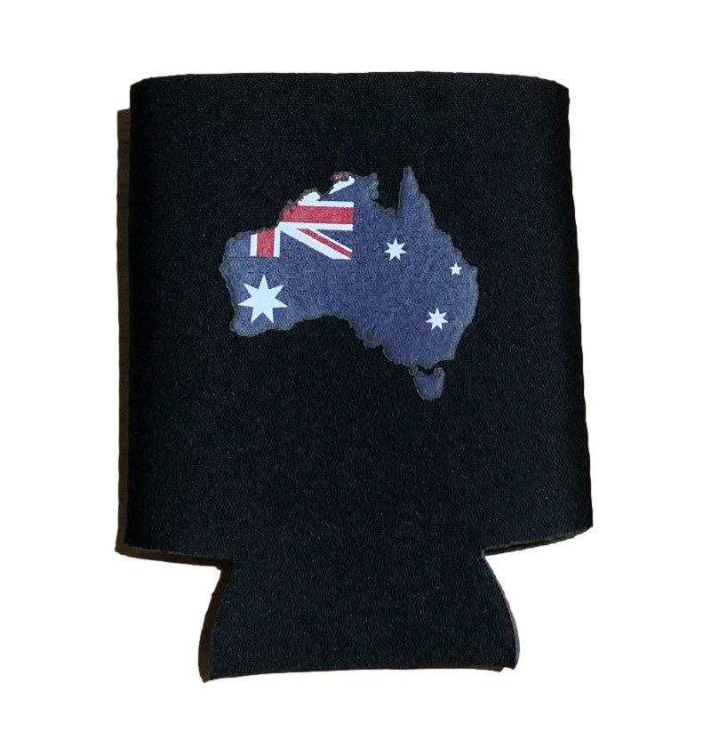 Australian Flag Australia Map Can Holder / Pocket Stubby