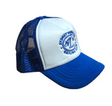 Sydney Harbour Sailing Club Trucker Cap (Royal Blue & White) - Side View