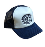 Sydney Harbour Sailing Club Trucker Cap (Navy & White) - Side View