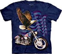 Born to Ride Eagle Adults T-Shirt - USA Medium (Fits AU Small)