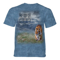 Morning Dew Tiger Childrens T-Shirt - Kids Medium (Kids Size 6-8)